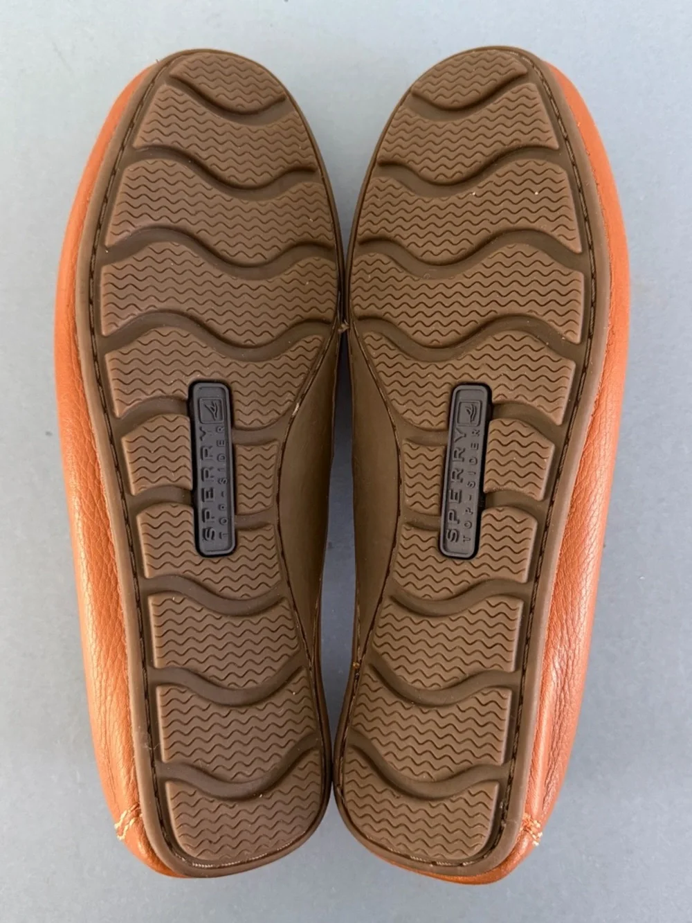 Sperry Top Sider Wave Venetian Driver Loafer Medium Beige Leather Boat Shoes